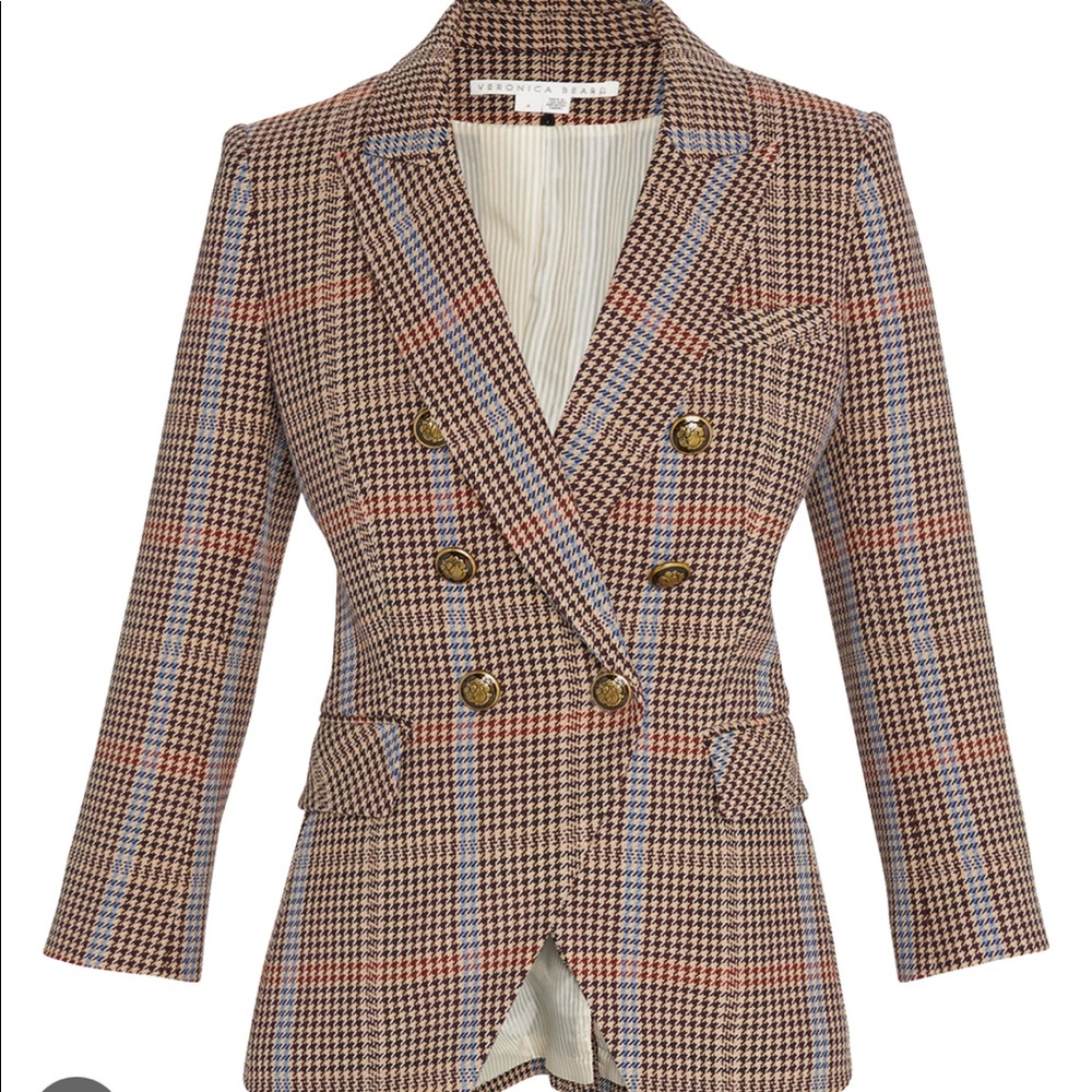 Veronica Beard Empire Dickey Jacket. Color - Chicory Multi. New with tags.